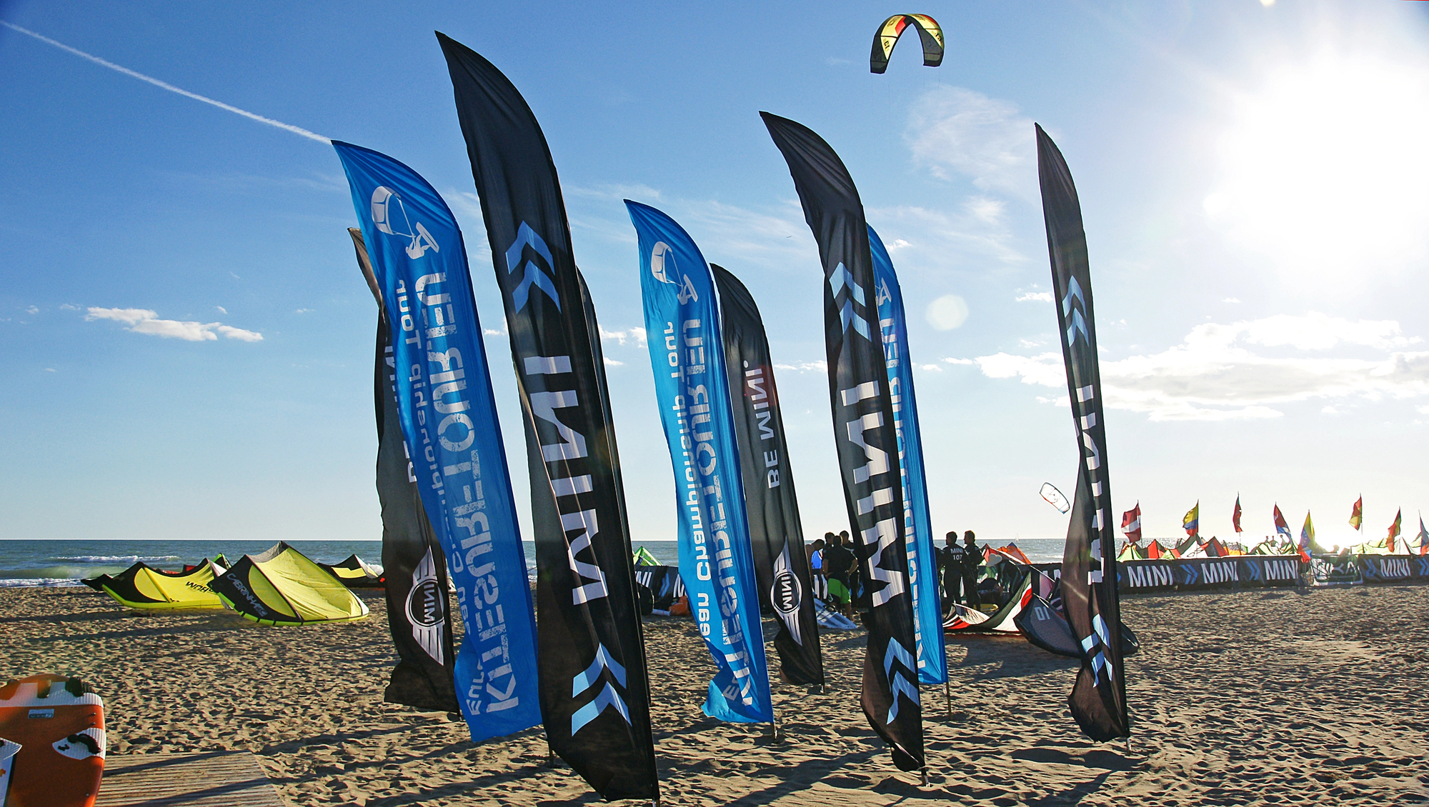 Beach Flags Werbung